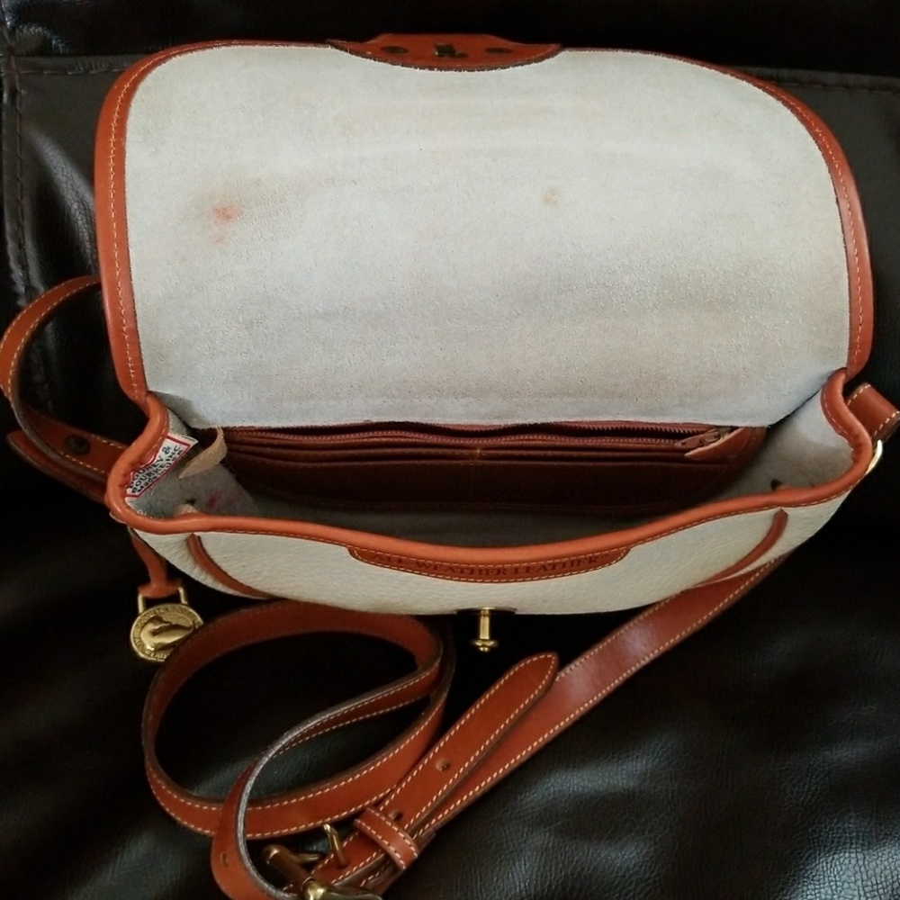 90's Vintage Dooney & Bourke AWL Cavalry crossbody - Picture 4 of 7